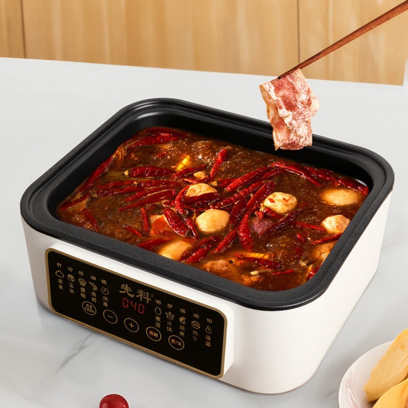 跨境电蒸锅多功能家用三层新款大容量不锈钢蒸煮炖一体2025蒸汽锅图4