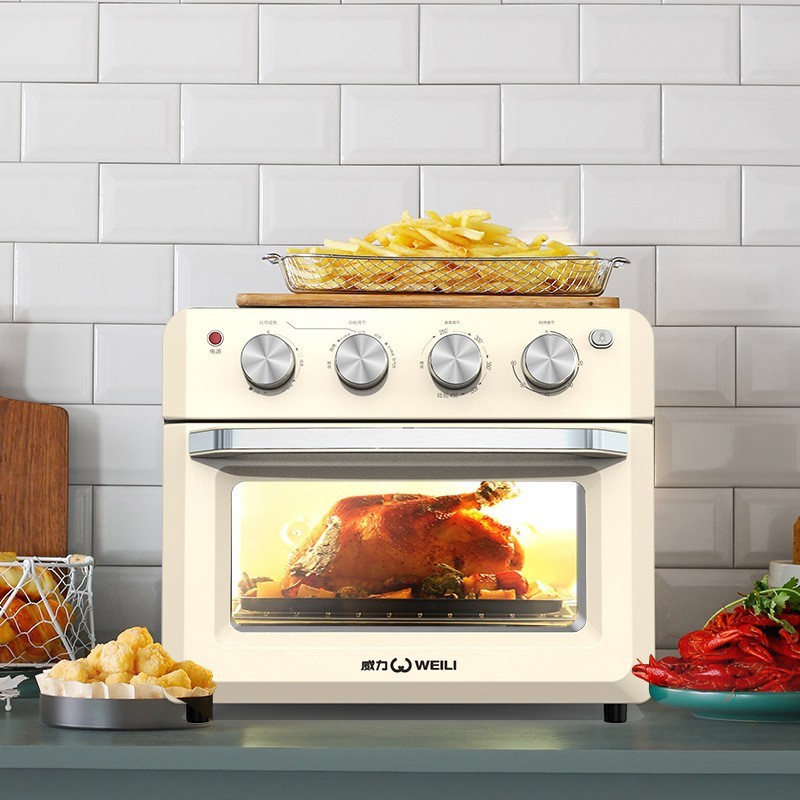 厂家定制电烤箱 20L威力家用多功能电烤箱 蒸烤一体电烤箱图2