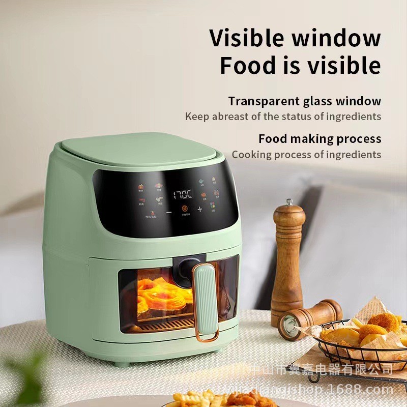 8L可视空气炸锅智能大容量烤箱家用炸锅外贸款airfryer 智能触控图4
