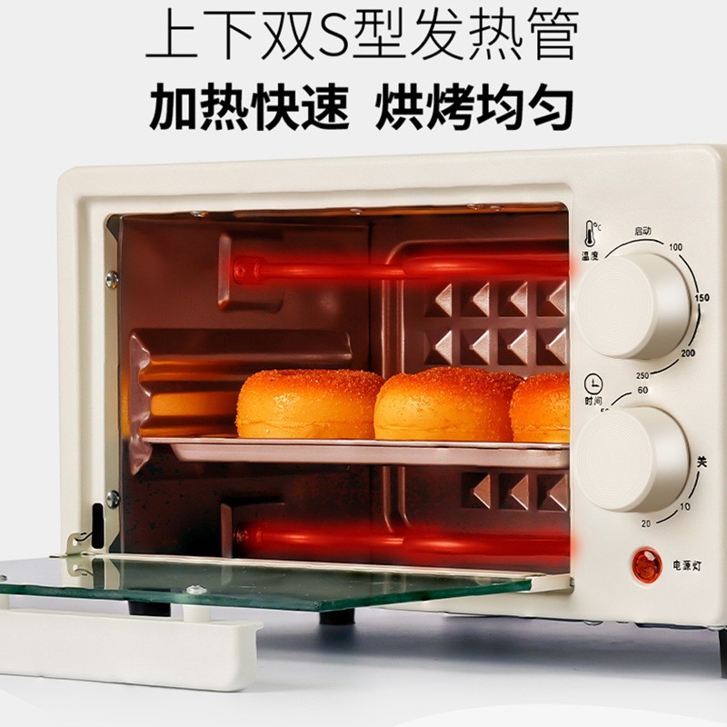 工厂12L跨境Baking Oven迷你家用商用定时控温烘焙厨房小电烤箱图4