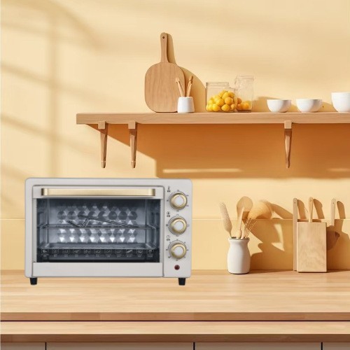 20升电烤箱家用双层一体烘焙机烤箱支持跨境蒸烤小家热销专供烤炉图2