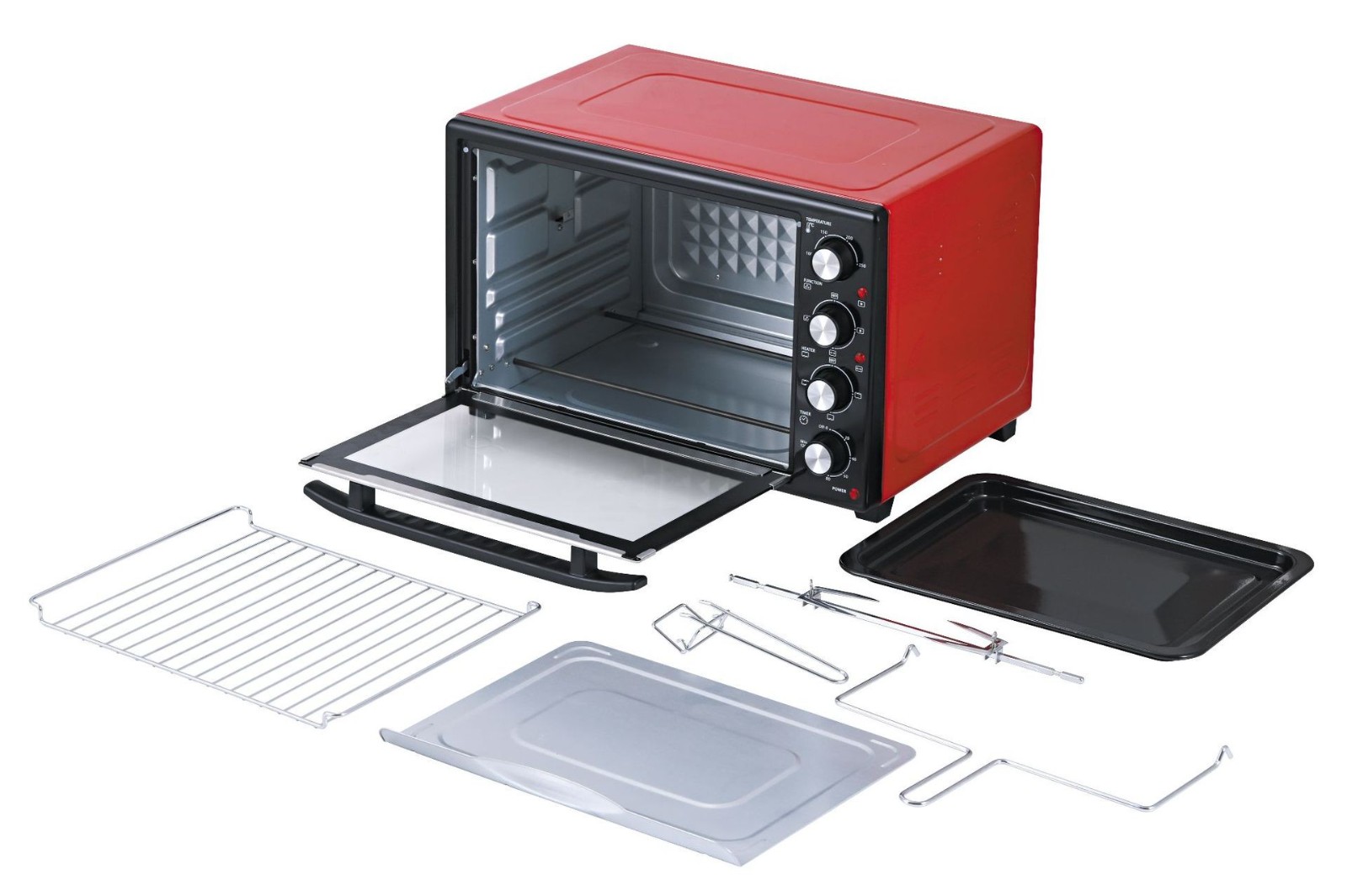 跨境专供烤箱批发家用厨房多功能电烤箱50升大容量烤箱源头工厂图2