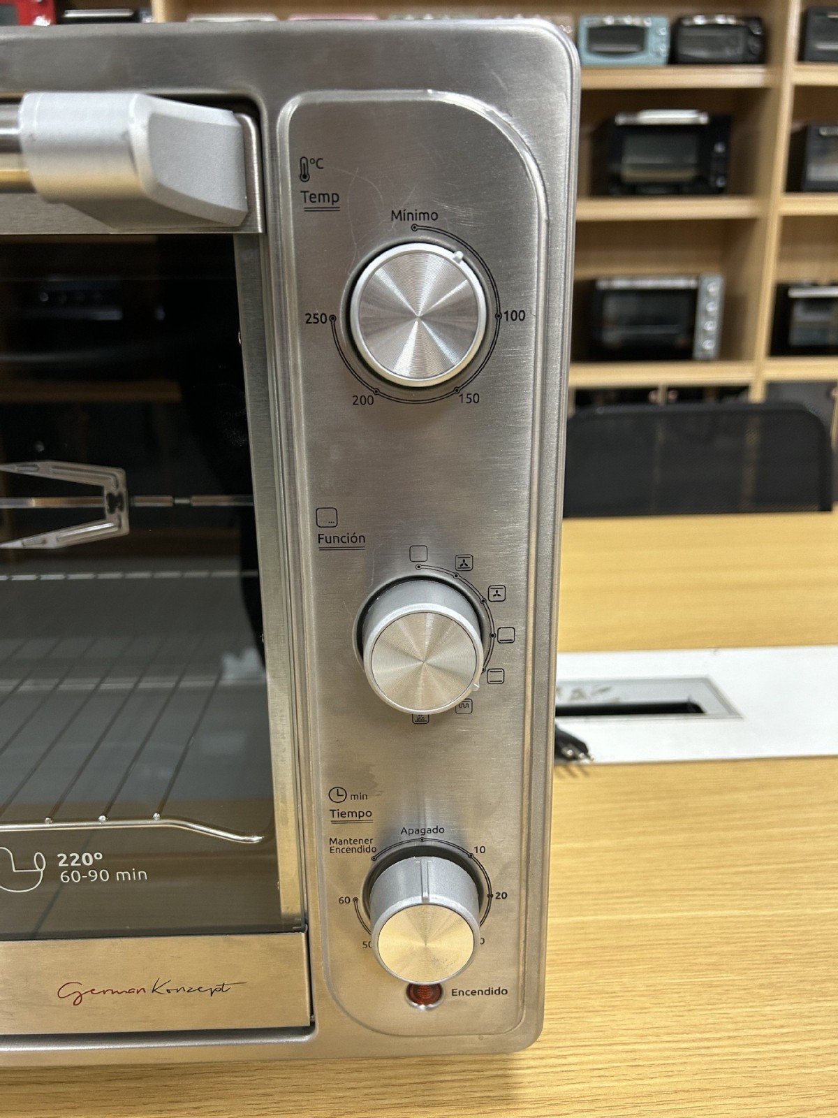 大容量烤箱机械屏多功能可视烤箱源头工厂银色图2