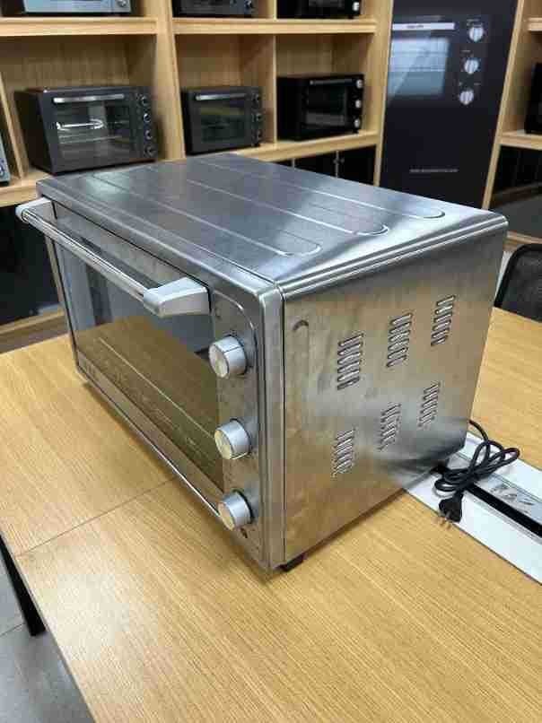 大容量烤箱机械屏多功能可视烤箱源头工厂银色图4