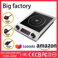 外贸跨境电磁炉厂家3500W家用出口定制欧规英规Induction Cooke