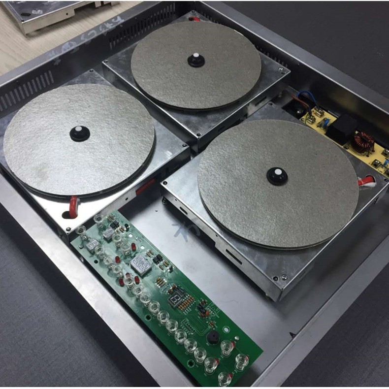 静音多头三头双头电磁炉无区域加热家用开放式厨房工程定制图4