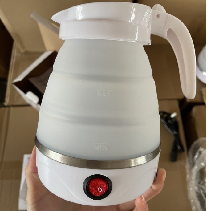 折叠水壶便携式硅胶电水壶迷你可伸缩旅游家用烧水壶出差电水壶图4