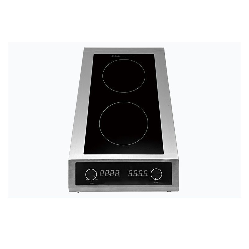 俄罗斯304外壳定制竖双头电磁炉 3500瓦5000瓦两头竖式电磁炉图4