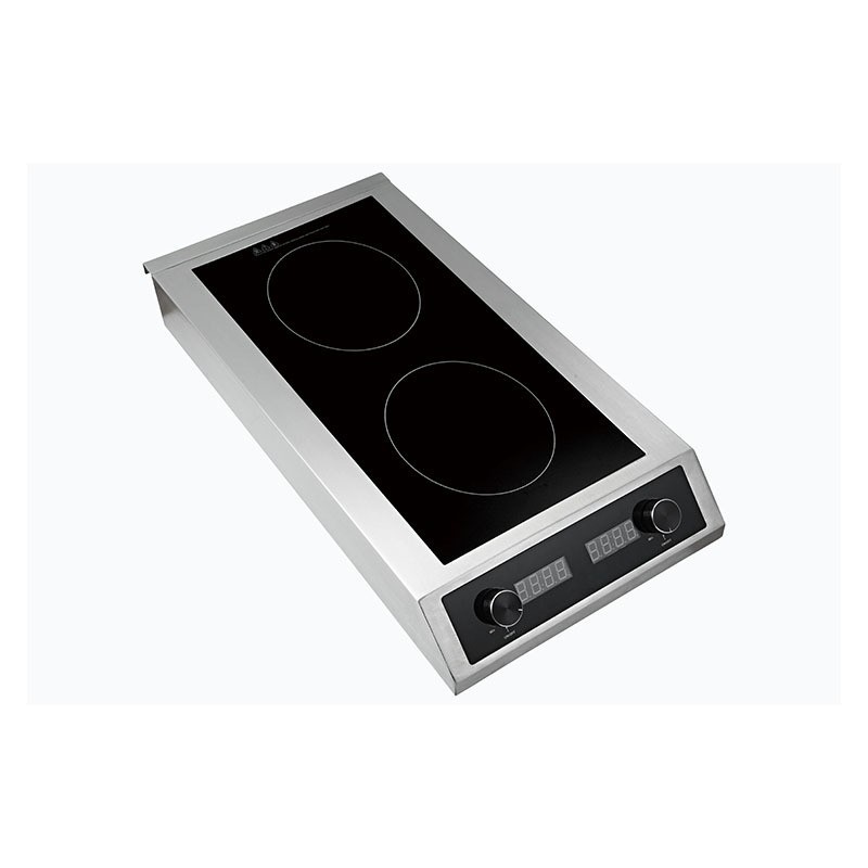 俄罗斯304外壳定制竖双头电磁炉 3500瓦5000瓦两头竖式电磁炉图3