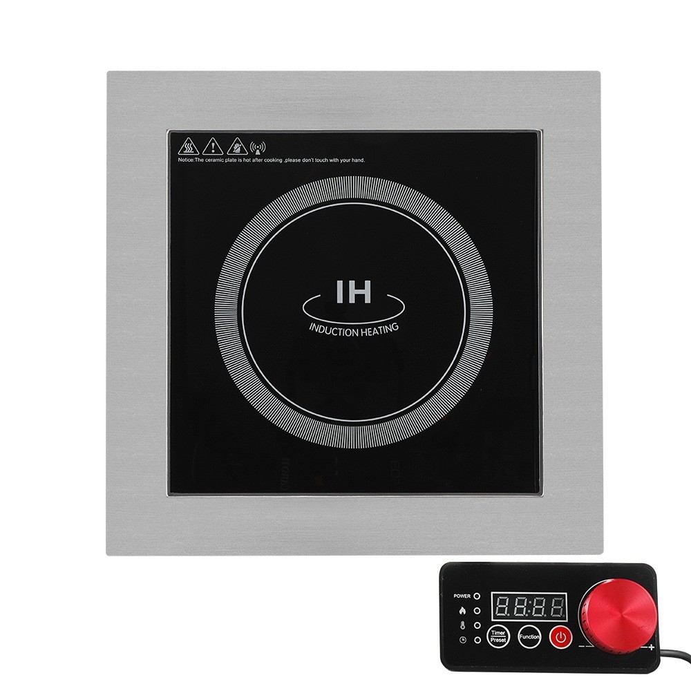 新款商用台式电磁炉3500W大功率电磁炉爆炒煎炸蒸煮多功能电炒炉图5