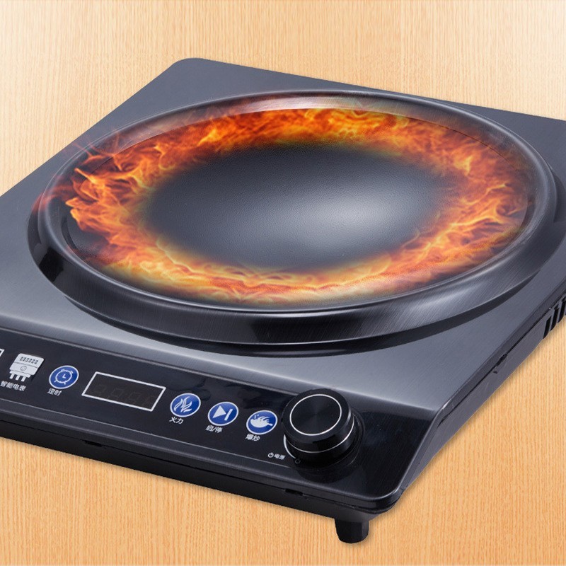 OEM贴牌定制凹面电磁炉家用商用3500W大功率多功能爆炒猛火电磁炉图4