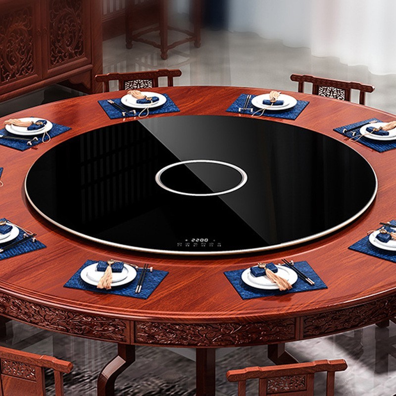 定制多功能暖菜板饭菜保温板家用热菜板转盘火锅餐桌加热保温热菜图3