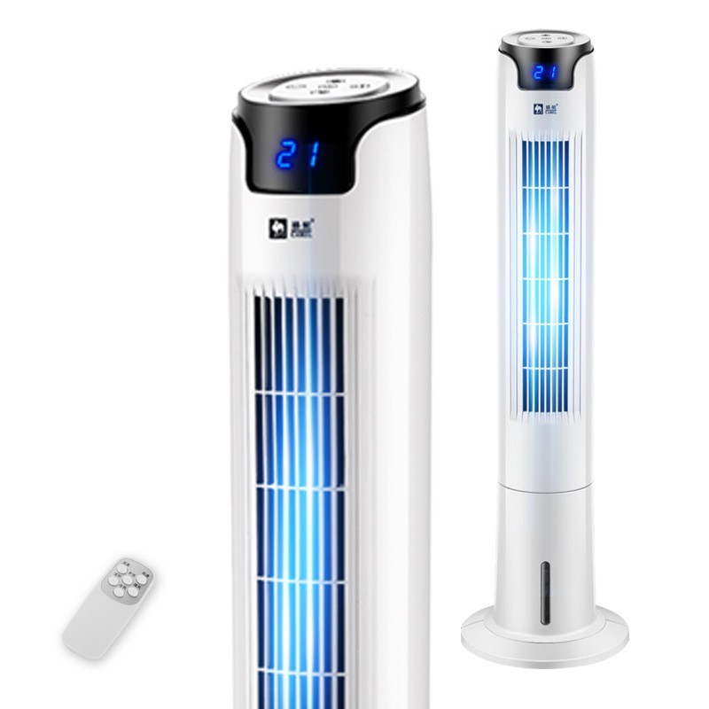 定制电风扇 遥控静音水冷塔扇 立式冷风扇加湿移动制冷空小空调扇图2