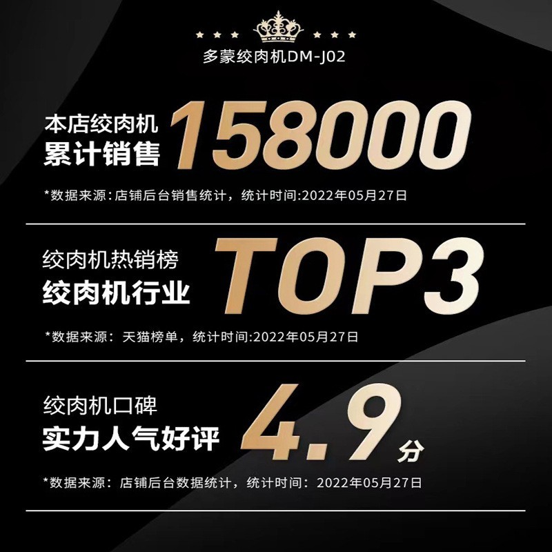 加工定制绞肉机小型家用3升绞肉机料理机电动绞馅机厨房碎肉打肉图4