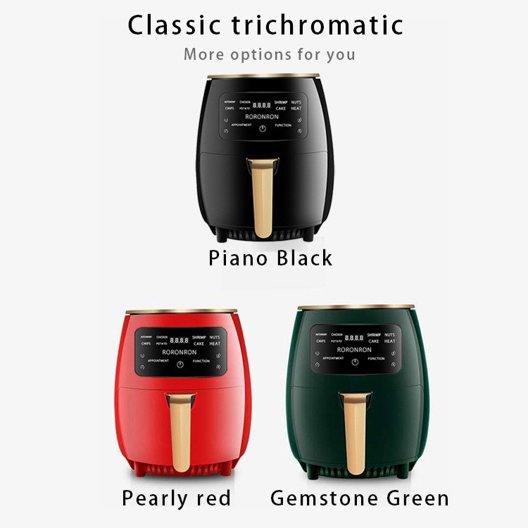 4.5L大容量家用空气炸锅保温预约液晶触摸屏电炸锅健康健康无油图5