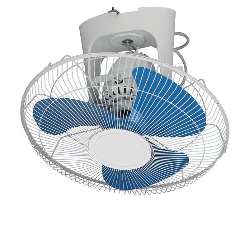 源头工厂跨境出口16寸家用风扇吸顶扇楼顶扇360度摇头吊扇图4