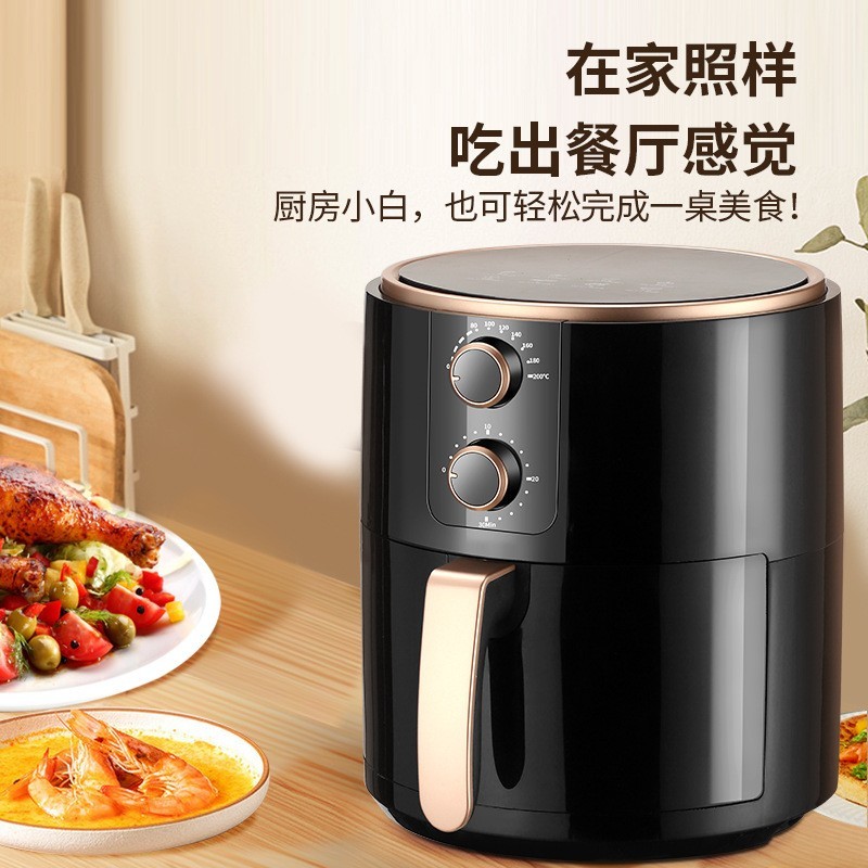 定制贴牌代加工空气炸锅机械式大容量全自动多功能电炸锅跨境外贸图2