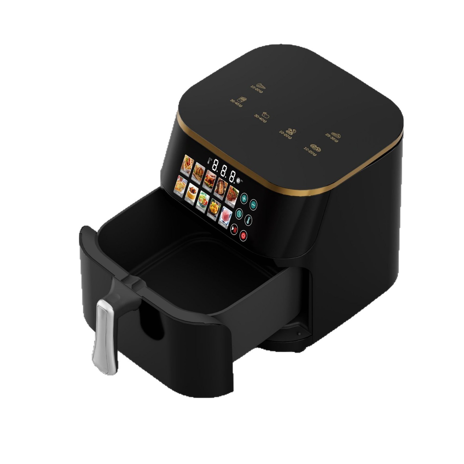 跨境精选新款高颜值Airfryer家用大容量多功能智能微波炉空气炸锅图5