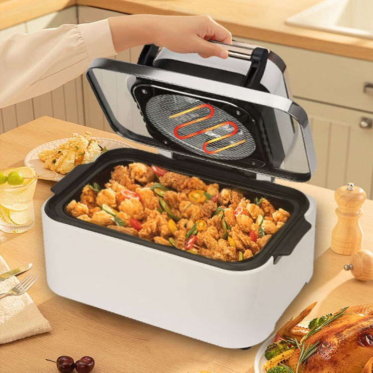 2025年新款空气炸锅Airfryer可视多功能薯条机活动促销礼品电炸锅图3