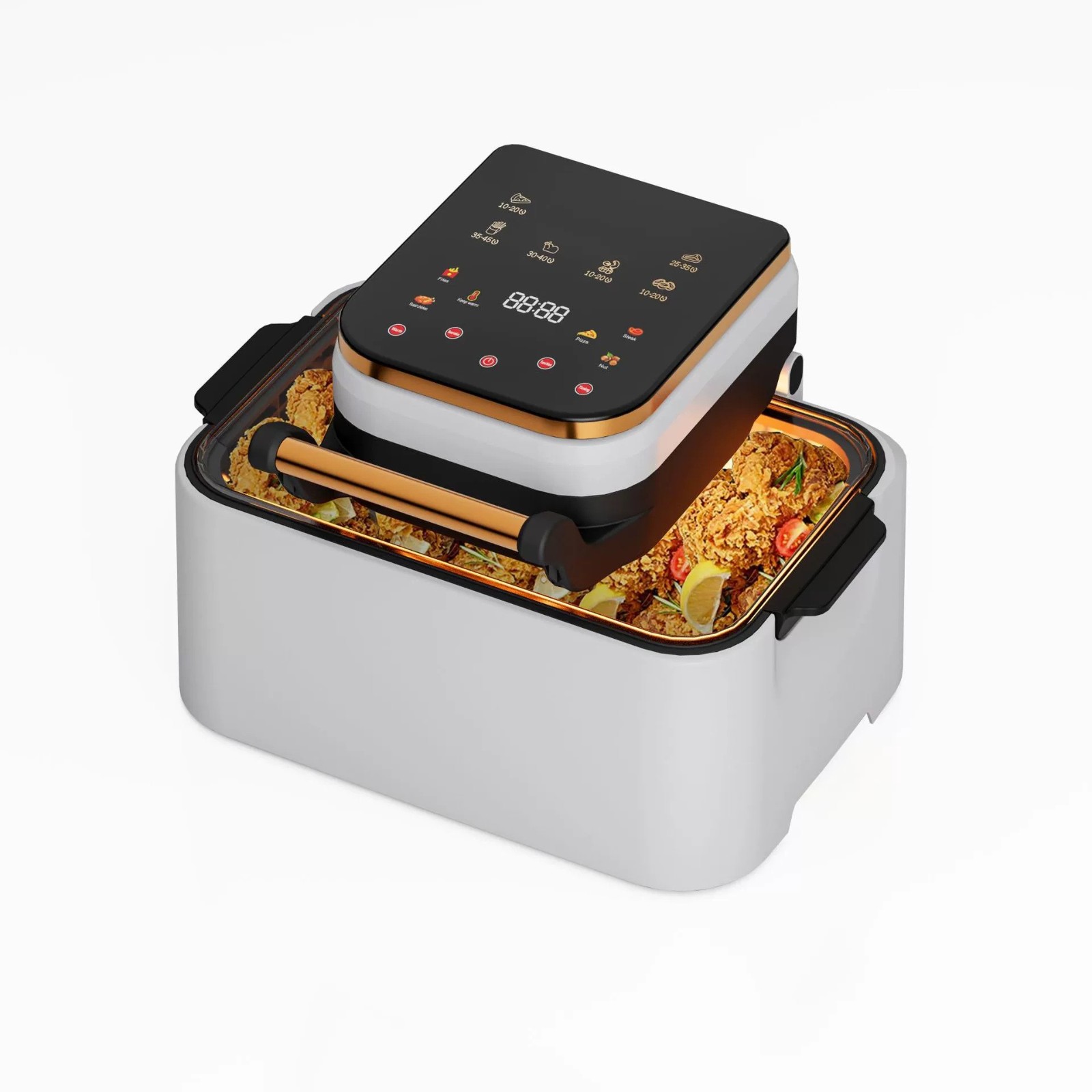 2025年新款空气炸锅Airfryer可视多功能薯条机活动促销礼品电炸锅图5