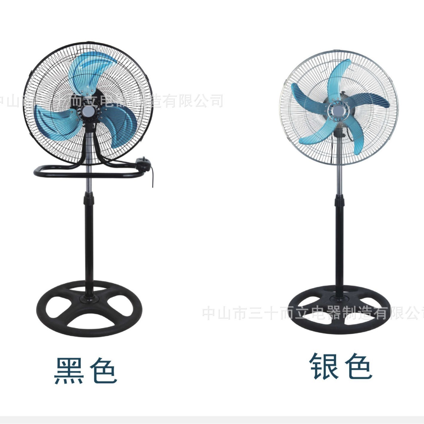 跨境定制外贸电风扇18寸工业落地扇三合一摇头风扇台立式扇图3