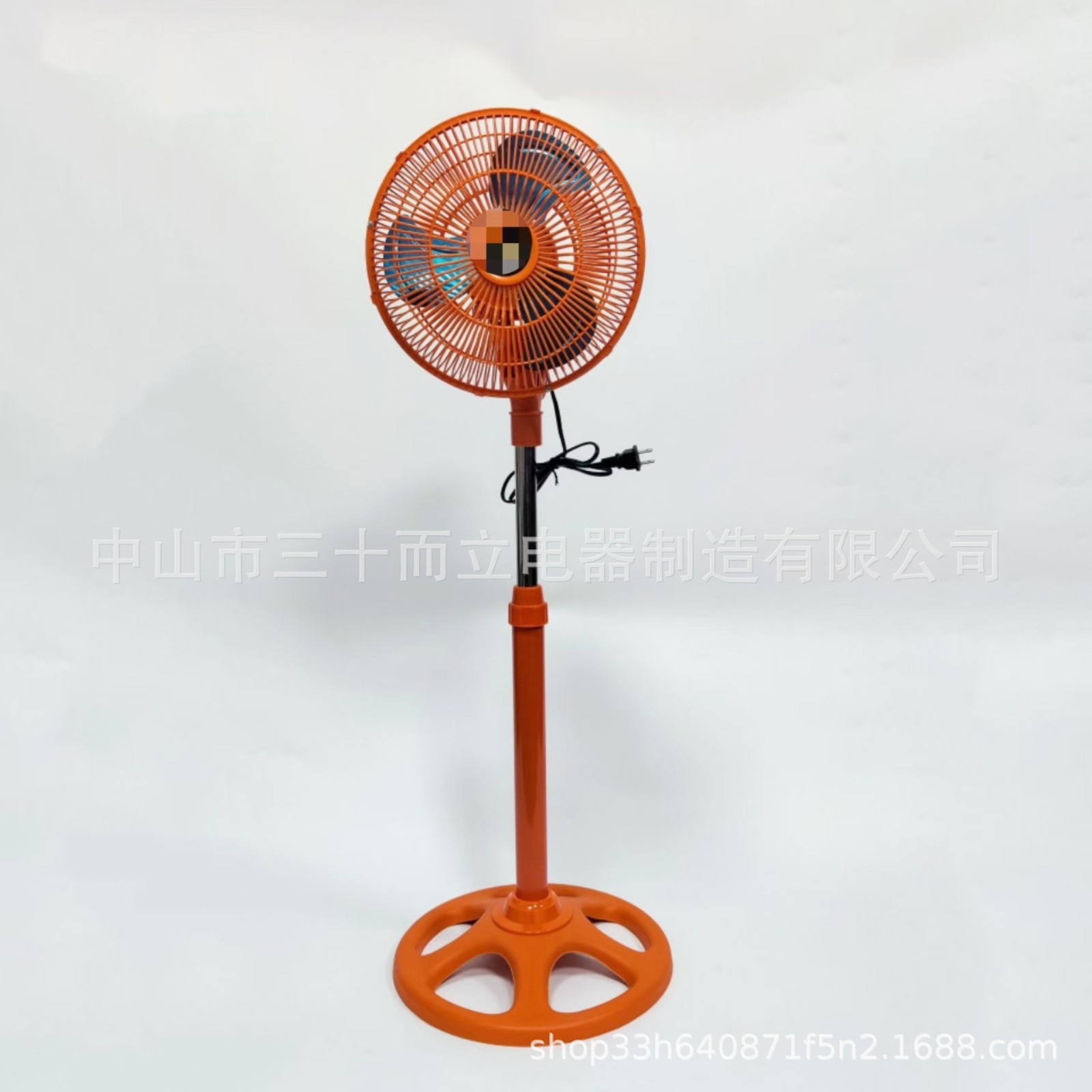 10寸儿童扇三合一落地扇110V220V铁网铝叶立式摇头10-inch fan图2
