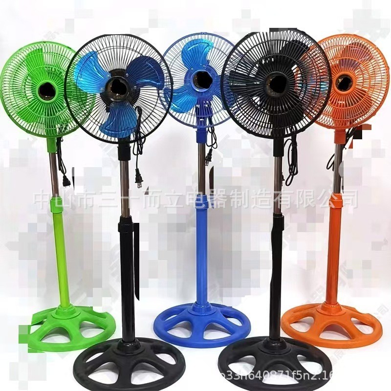 10寸儿童扇三合一落地扇110V220V铁网铝叶立式摇头10-inch fan图5
