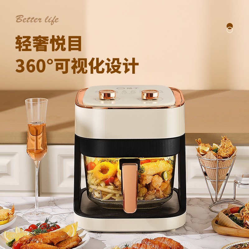 空气炸锅定制 可视家用多功能电炸锅大容量空气炸锅支持验厂图3