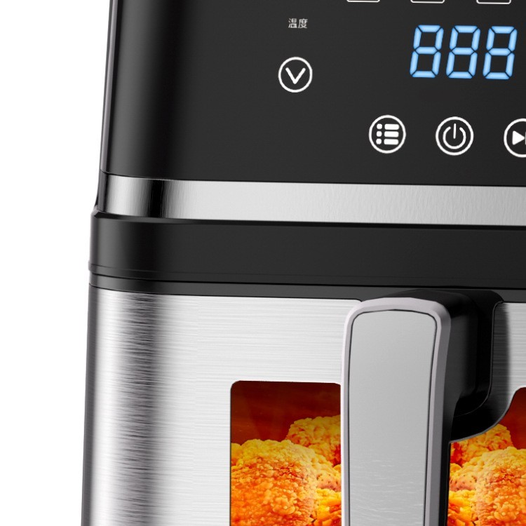 定制9L8012D不锈钢空气炸锅多功能airfryer可视电炸锅窗口电炸炉图2