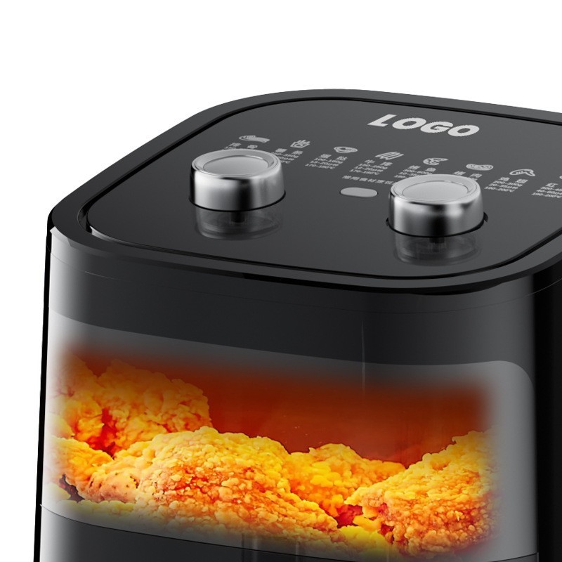 定制5012空气炸锅白色 机械air fryer上可视空气炸锅家用电炸锅图3
