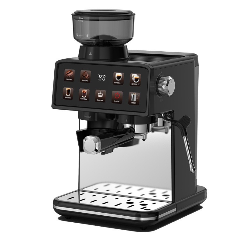 触摸屏冷萃咖啡机咖啡机意式半自动家用研磨一体机图3