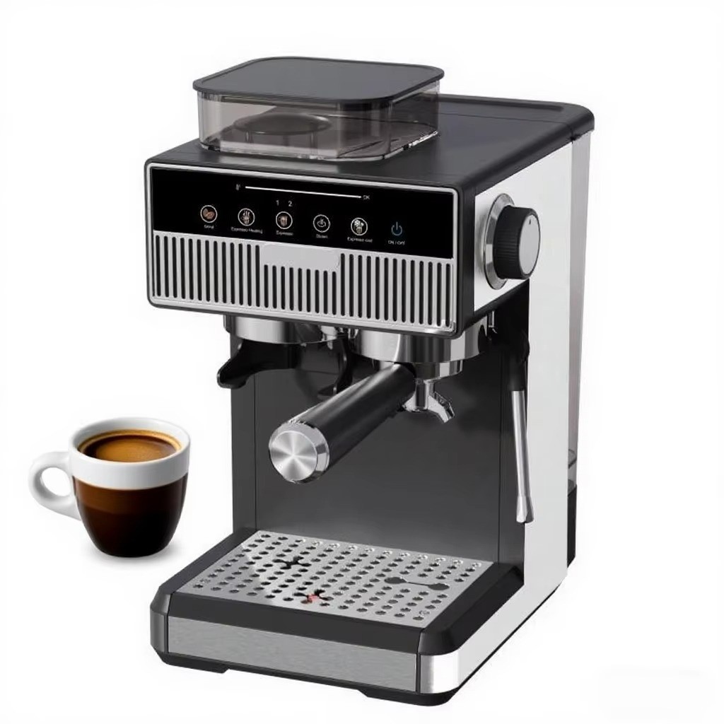 定制家用酒店办公室专用意式浓缩咖啡机带磨豆研磨一体咖啡机图4