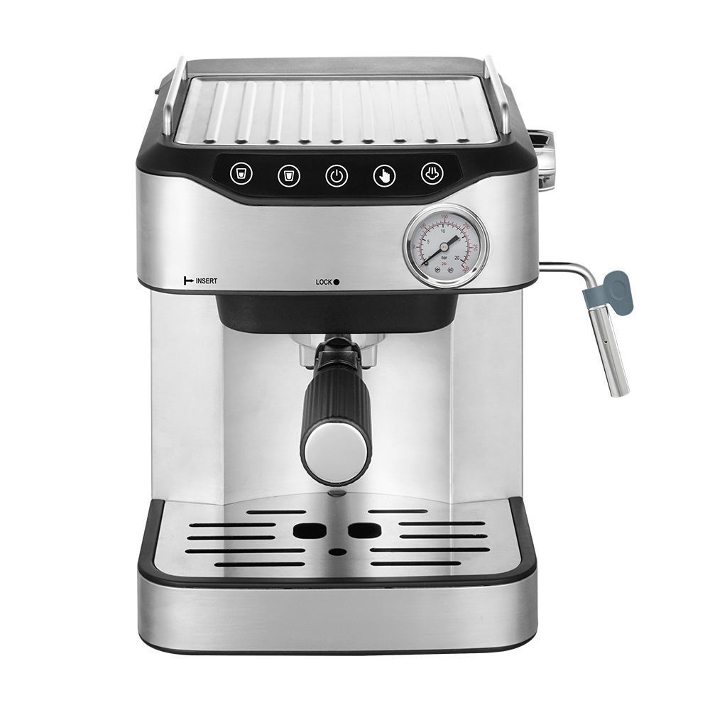 定制咖啡机跨境1.6L半自动办公室家用意式可打奶泡咖啡机图4