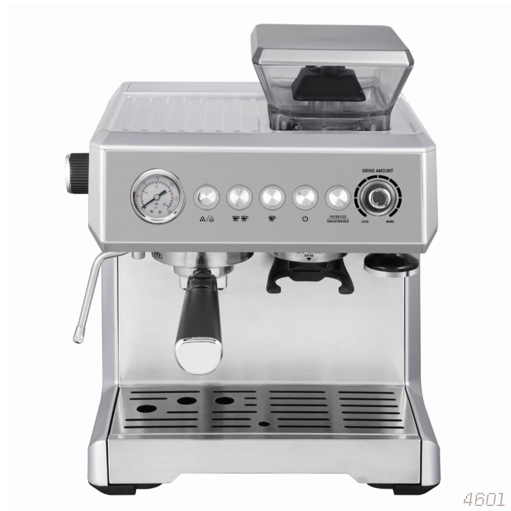 127V三合一跨境浓缩带研磨一体机半自动家用带磨豆意式浓缩咖啡机图5