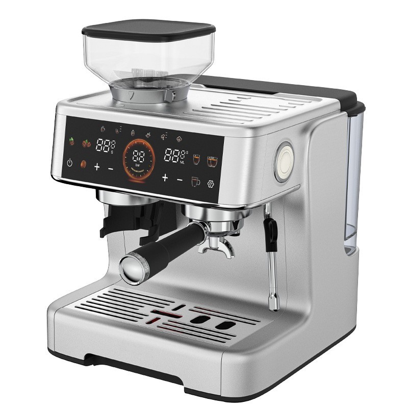 半自动意式浓缩咖啡机 外贸半自动研磨一体咖啡机coffee machine图4