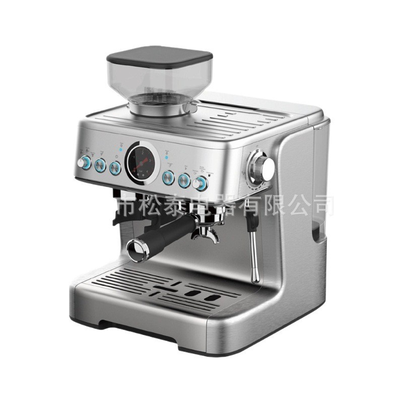 半自动意式浓缩咖啡机 外贸半自动研磨一体咖啡机coffee machine图6