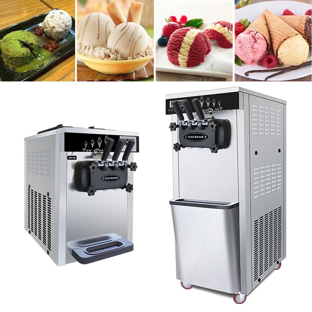 台式冰淇淋机商用立式三头软冰激凌机奶茶店火锅店雪糕店冰淇淋机图4