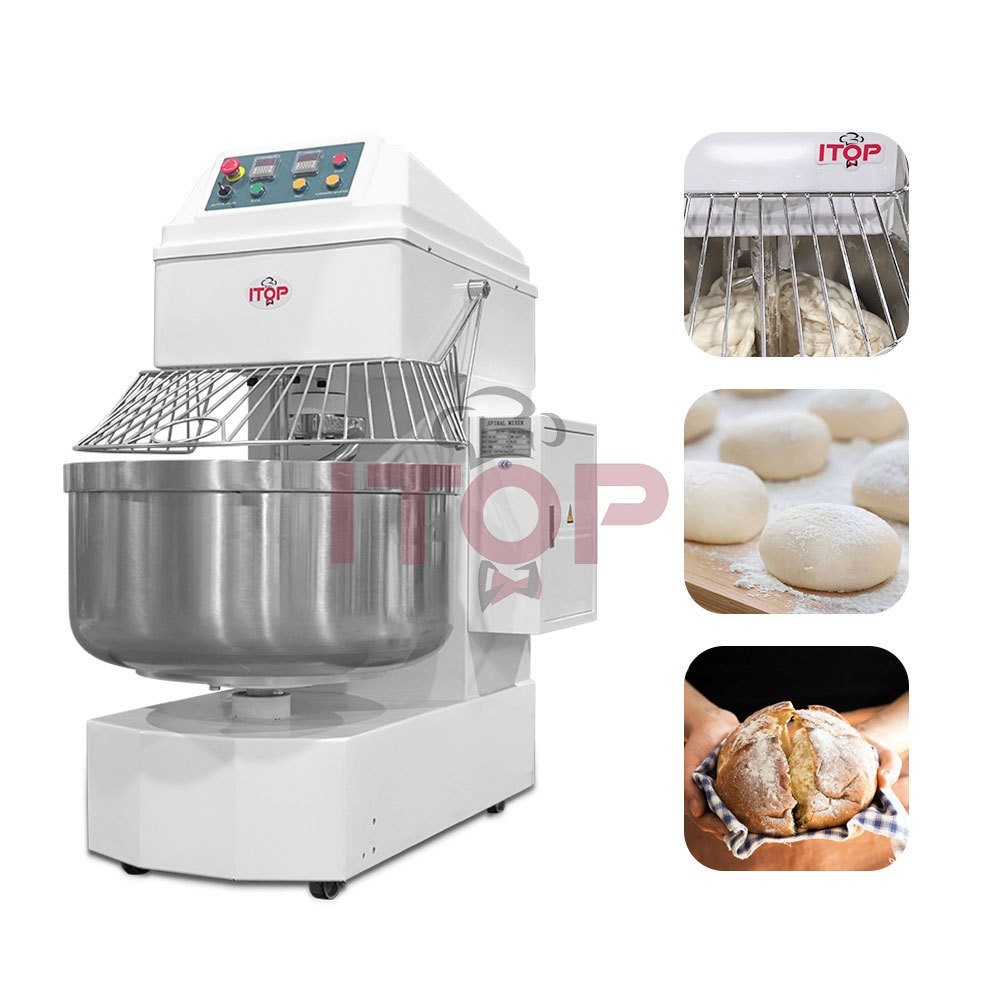 商用大型和面机大容量100公斤大和面机双速双动多功能自动和面机图3