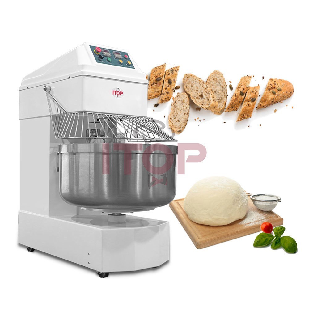 商用大型和面机大容量100公斤大和面机双速双动多功能自动和面机图2