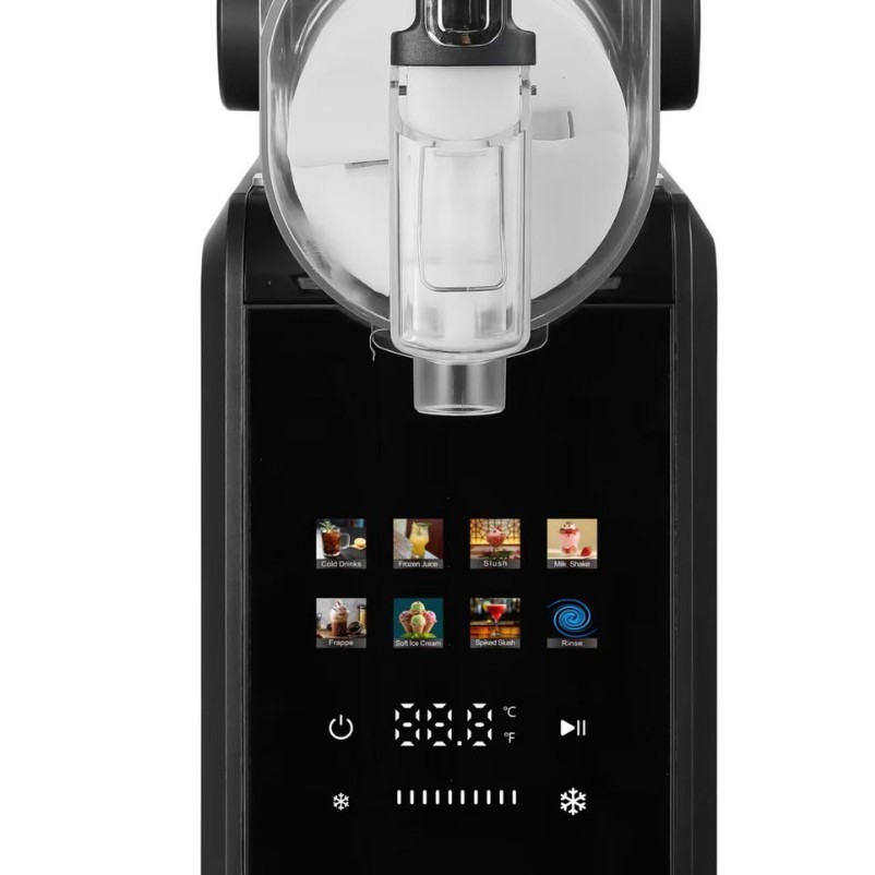 家用雪融机冷饮雪泥机单缸小型全自动清洗冰激凌机冰沙刨冰机跨境图3