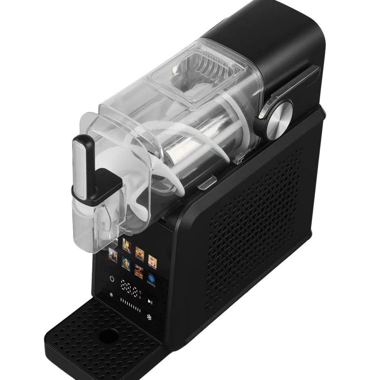 家用雪融机冷饮雪泥机单缸小型全自动清洗冰激凌机冰沙刨冰机跨境图4