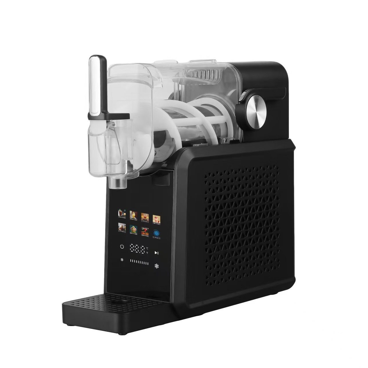 家用雪融机冷饮雪泥机单缸小型全自动清洗冰激凌机冰沙刨冰机跨境图5