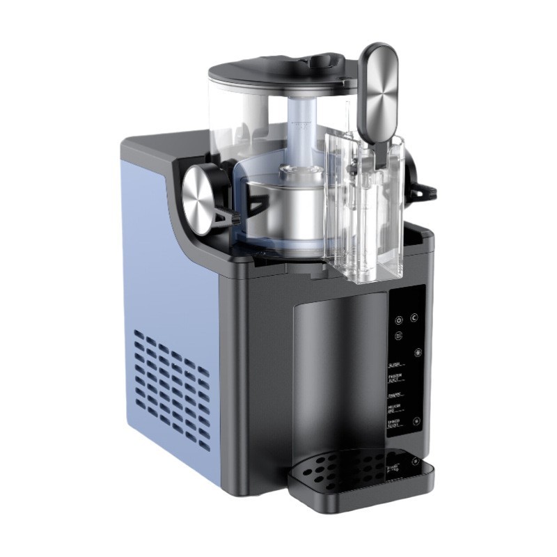 跨境雪融机家用冷饮雪泥机单缸小型全自动清洗冰激凌机冰沙刨冰机图5