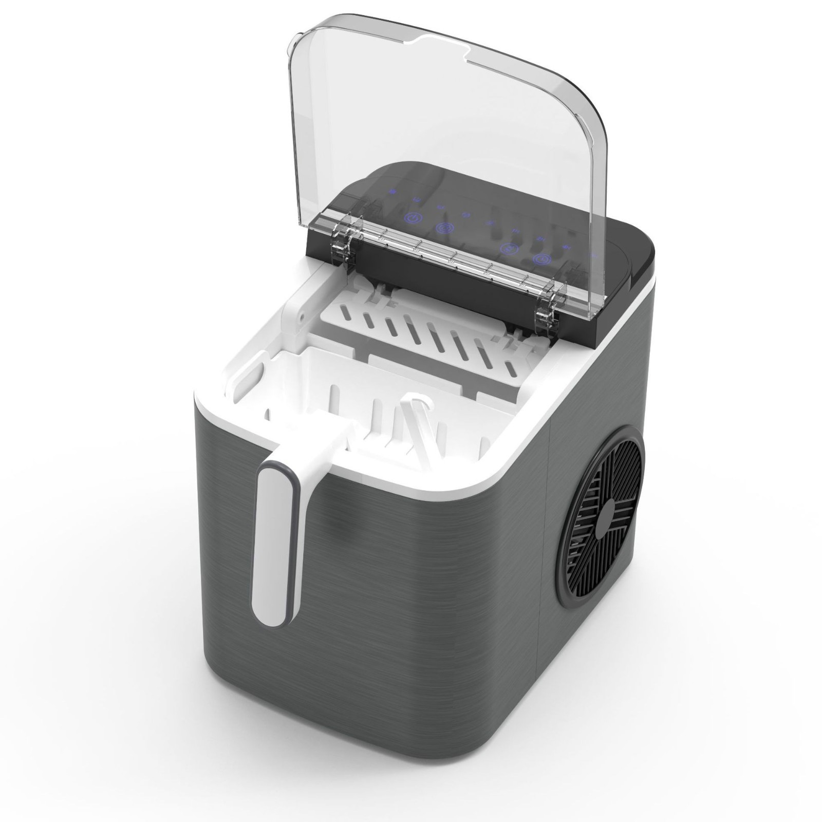 跨境小型制冰机 家用宿舍用迷你寝室全自动多功能12KG方块冰机图2