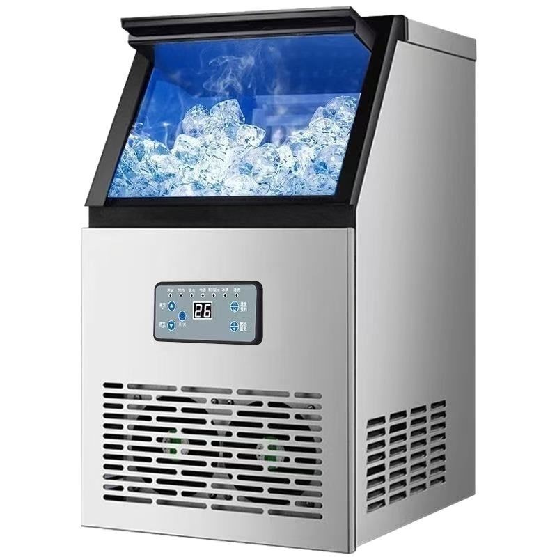 商用制冰机奶茶店酒吧KTV家用加水方冰冰块制冰快速出冰碎冰图2