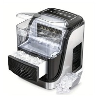 制冰机台面碎咀嚼冰机 触屏操作 一天制冰35磅 可拆卸水箱冰篮