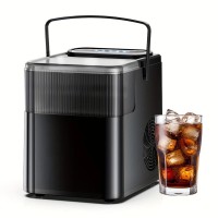 制冰机台面碎咀嚼冰机 触屏操作 一天制冰35磅 可拆卸水箱冰篮