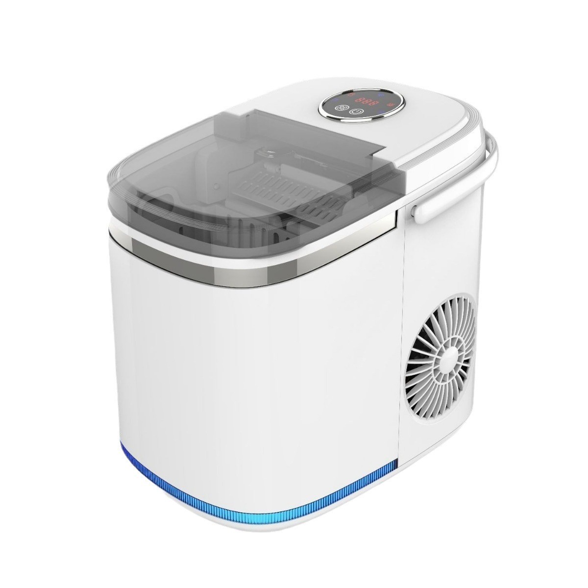 跨境定制制冰机小型家用子弹头圆冰1215家用迷你全自动制冰机15kg图5