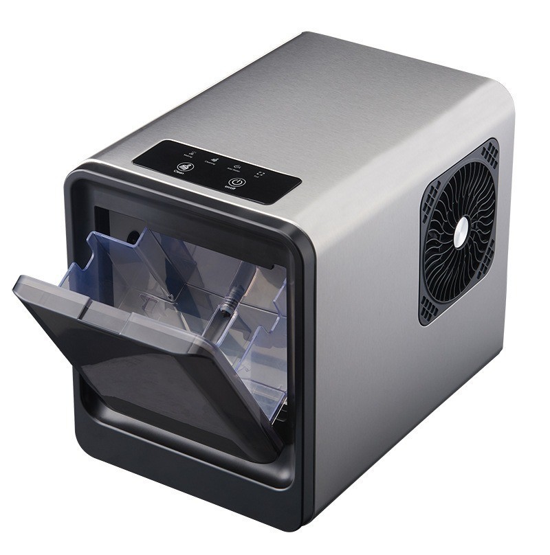 实心颗粒冰制冰机家用小型咀嚼冰桌面迷你户外宿舍全自动图2