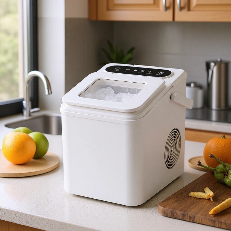 实心方块冰制冰机家用小型桌面迷你户外宿舍全自动子弹型图5